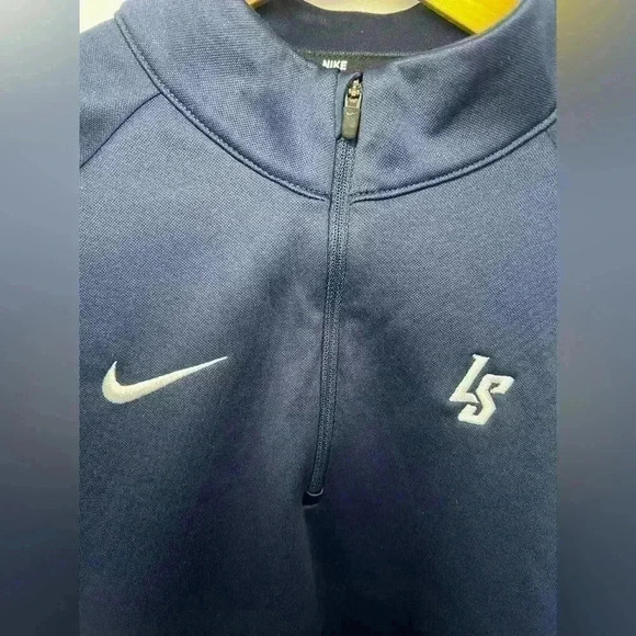 Nike Dri fit blue pullover sweater XL - Picture 3 of 5